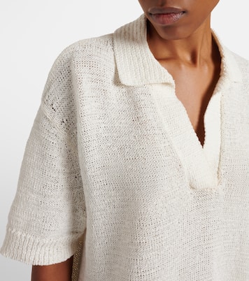 Rian大廓形棉质混纺Polo衫 | Joseph