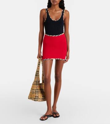 x Hunza G Devyn beach cover-up | Burberry