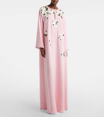 Embroidered floral kaftan | Carolina Herrera