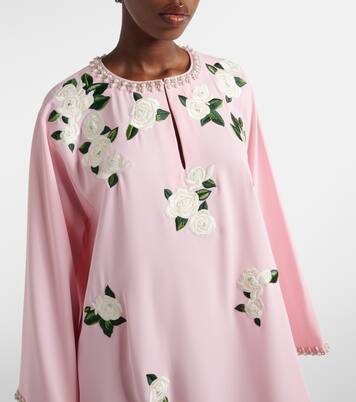 Embroidered floral kaftan | Carolina Herrera