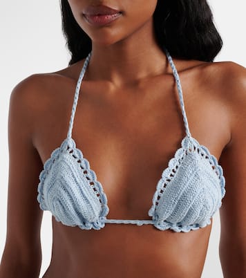 Crochet cotton bikini top | Anna Kosturova