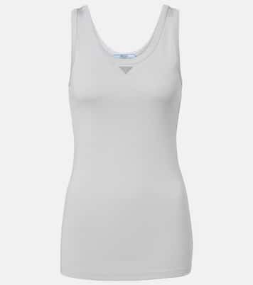 Tanktop aus Rippstrick | Prada