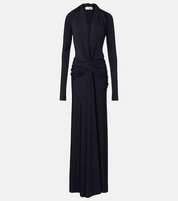 Abito lungo in jersey | Victoria Beckham