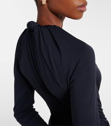 Abito lungo in jersey | Victoria Beckham