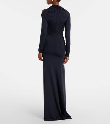 Abito lungo in jersey | Victoria Beckham