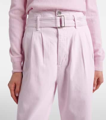 x Maria McManus belted wide-leg jeans | Agolde