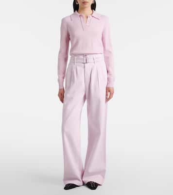 x Maria McManus belted wide-leg jeans | Agolde