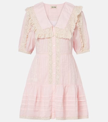 Robe Dove en coton à broderie | Rixo