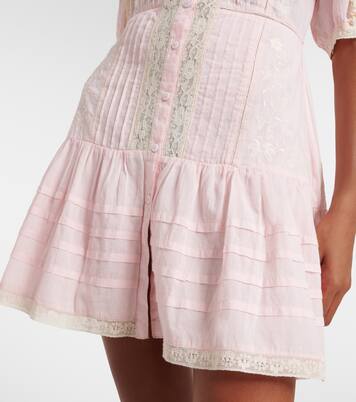 Robe Dove en coton à broderie | Rixo