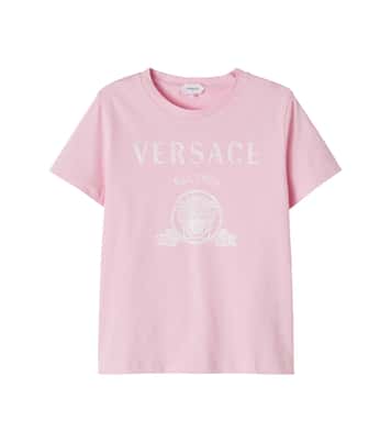 Medusa printed cotton jersey T-shirt  | Versace Kids