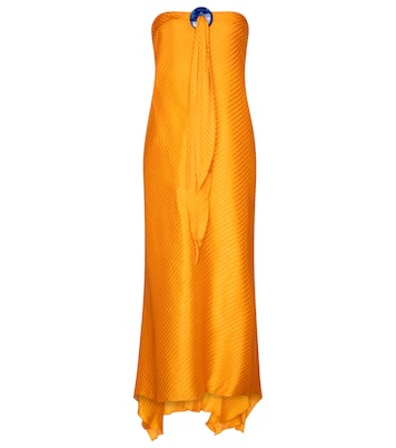 Maxikleid aus Seide | Galvan