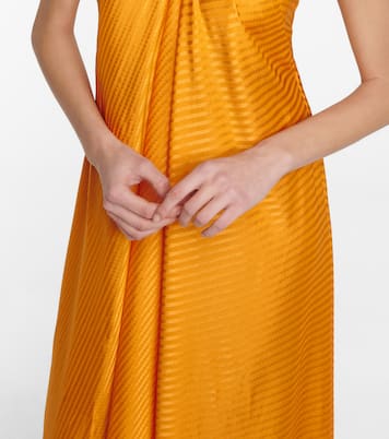 Maxikleid aus Seide | Galvan