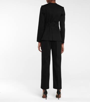 配腰带棉质华达呢夹克 | Alaïa