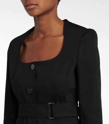 配腰带棉质华达呢夹克 | Alaïa