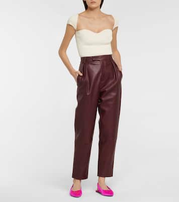 Roma satin slingback ballet flats | Khaite