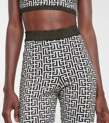 Leggings aus Jacquard-Strick | Balmain