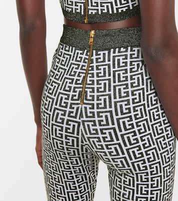 Leggings aus Jacquard-Strick | Balmain