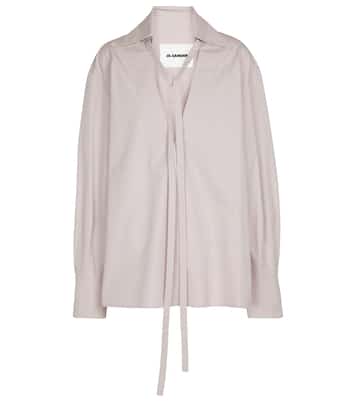 Bluse aus Baumwollpopeline | Jil Sander