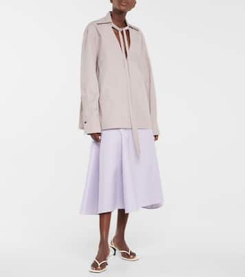 Bluse aus Baumwollpopeline | Jil Sander
