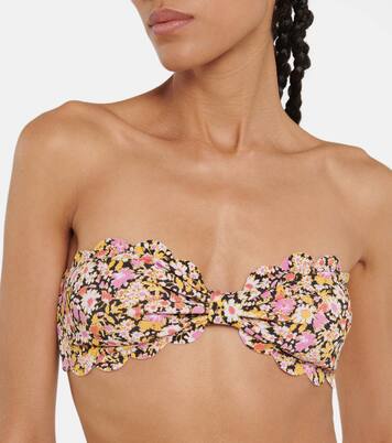 Haut de bikini Antibes à fleurs | Marysia