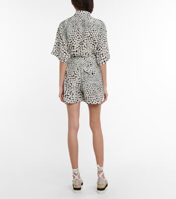 Bedruckte Shorts aus Baumwolle | Stella McCartney