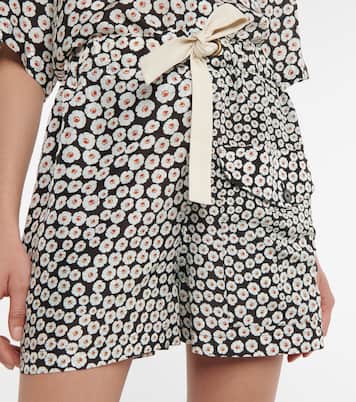 Bedruckte Shorts aus Baumwolle | Stella McCartney