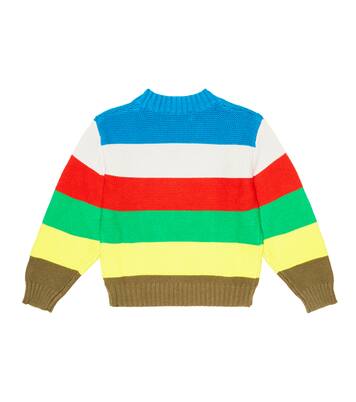 Striped cotton and wool sweater | Stella McCartney Kids