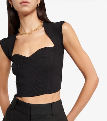 Cropped-Top Abia aus Rippstrick | Simkhai