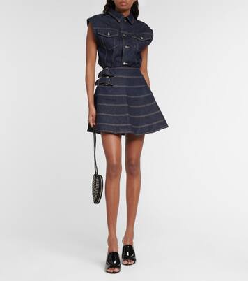 Body aus Denim | Alaïa