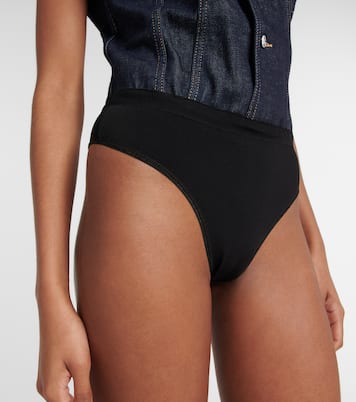 Body aus Denim | Alaïa