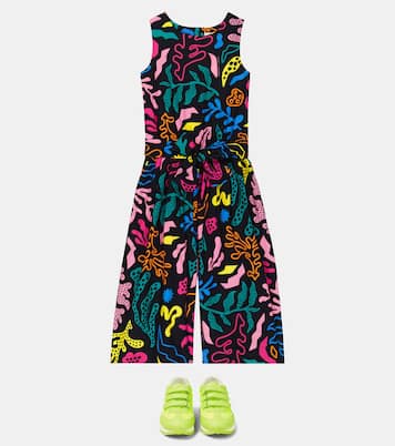 Printed cotton jumpsuit | Marc Jacobs Kids