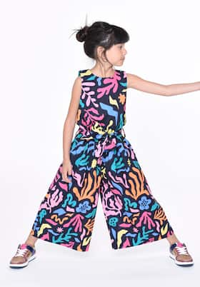 Printed cotton jumpsuit | Marc Jacobs Kids