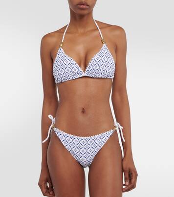 Culotte de bikini Capri imprimée | Heidi Klein