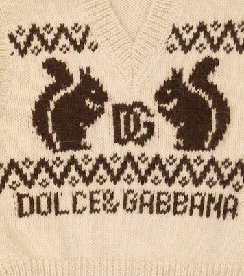 Pullunder aus Wolle und Alpakawolle | Dolce&Gabbana Kids