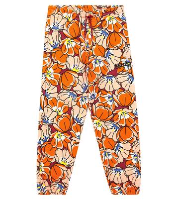 Floral cotton jersey sweatpants | Kenzo Kids