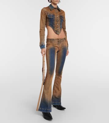 Harley low-rise flared jeans | KNWLS