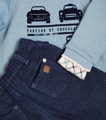 Baby set of sweatshirt, top, and pants | Tartine et Chocolat