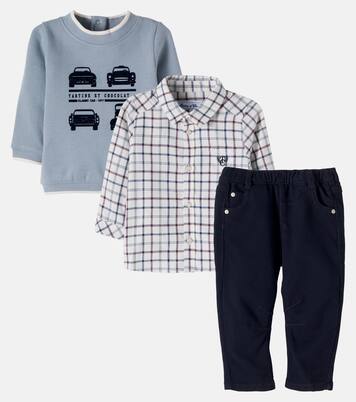 Baby set of sweatshirt, top, and pants | Tartine et Chocolat