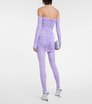 Strumpfhose aus Jersey mit Kristallen | Alex Perry