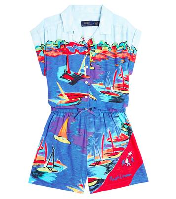 Printed jersey playsuit | Polo Ralph Lauren Kids