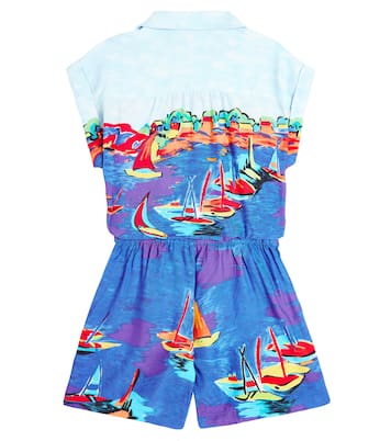 Printed jersey playsuit | Polo Ralph Lauren Kids