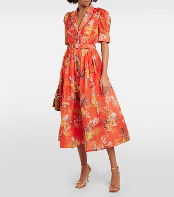 Hemdblusenkleid Matchmaker aus Leinen und Seide | Zimmermann