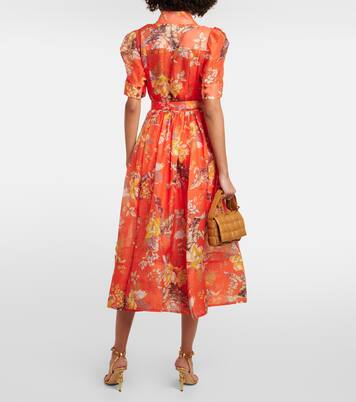 Hemdblusenkleid Matchmaker aus Leinen und Seide | Zimmermann