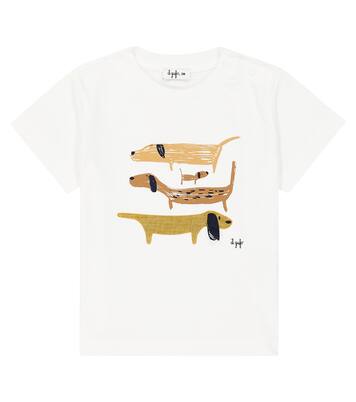 Printed cotton jersey T-shirt | Il Gufo