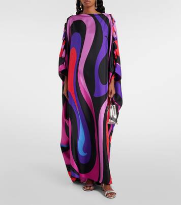Kaftan Marmo aus Seiden-Twill | Pucci