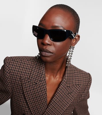 Hamptons rectangular sunglasses | Balenciaga