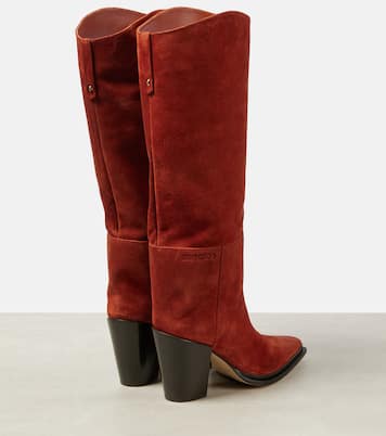 Cece 80 suede knee-high boots | Jimmy Choo