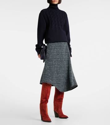 Cece 80 suede knee-high boots | Jimmy Choo