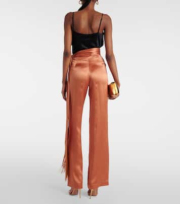 Weite Hose Verdi aus Seidensatin | Taller Marmo