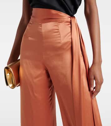 Weite Hose Verdi aus Seidensatin | Taller Marmo